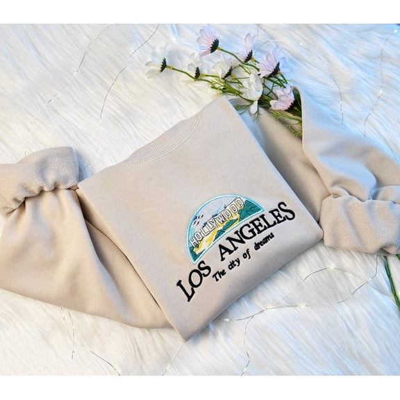 Hollywood Los Angeles Embroidered Sweatshirt
