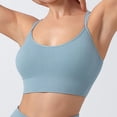 thumbnail image 4 of DuoJiaJ Women's Large Size Integrated High Strength Shockproof Yoga Running Fitness Sports Bra Sports Bras, 4 of 5