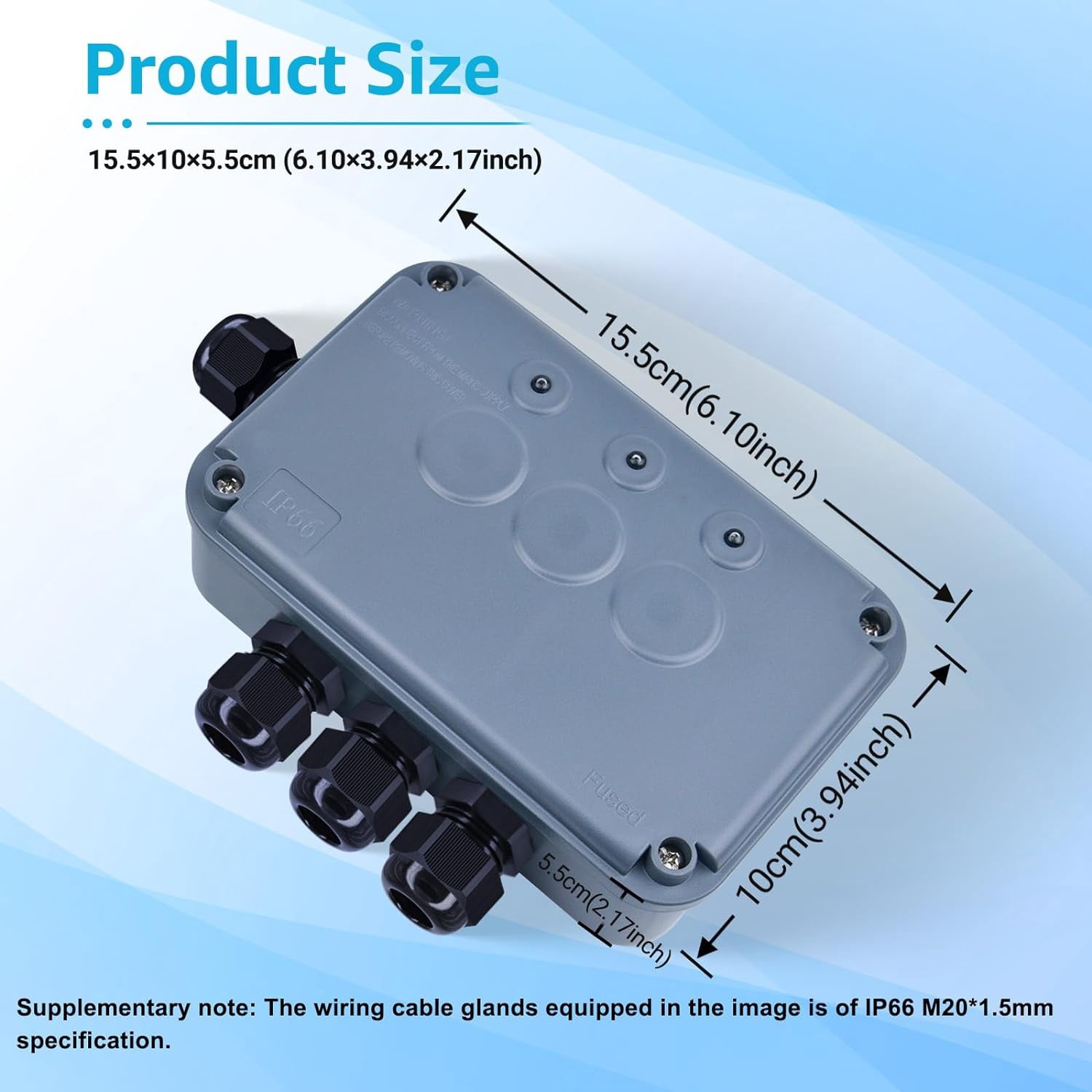 Smart Switch Box,GREENCYCLE 3 Gang Outdoor Switch Box,Upgraded Smart Heavy-Duty Waterproof Outdoor Electrical Box IP66,WiFi Pool Timer Compatible with Tuya/Smart Life,110V-240V,Outdoor Use