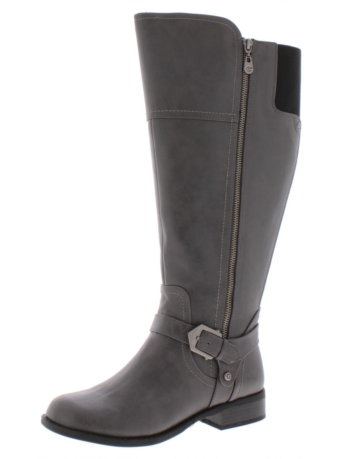grey booties wide width