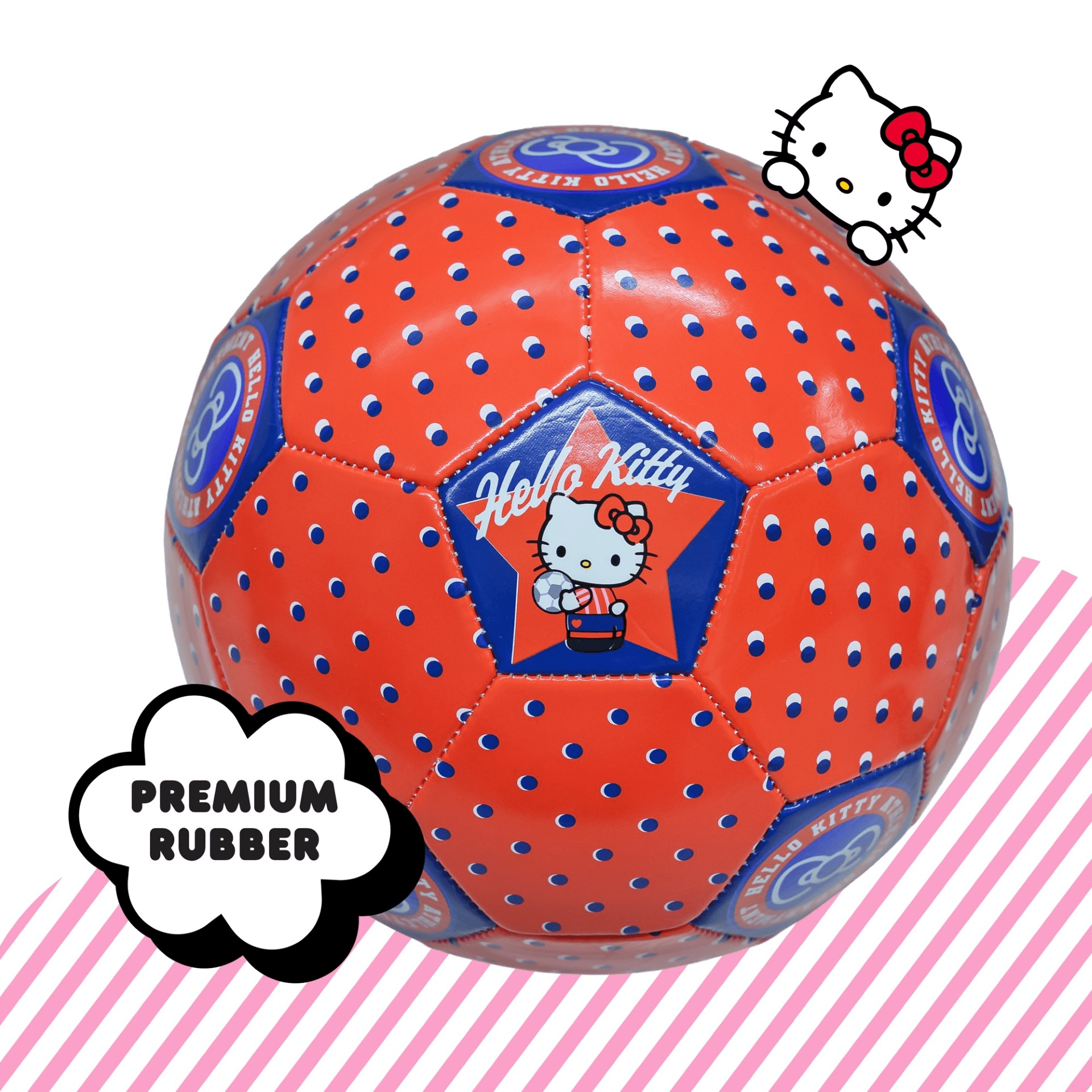 Hello Kitty Soccer Ball, Red Soccer Ball for Indoor and Outdoor