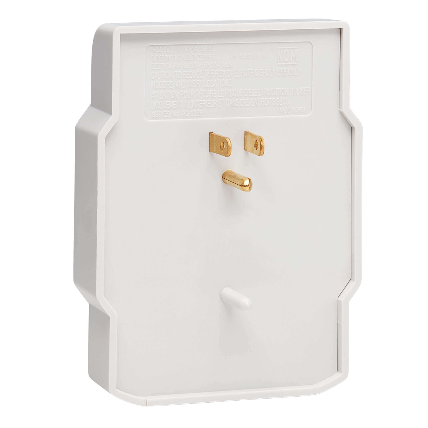 Tripp Lite by Eaton Protect It! 750-Joules Low-Profile Surge Protector Wall Tap, 6 Outlets, Direct Plug-in, SK6-0, SK6-0