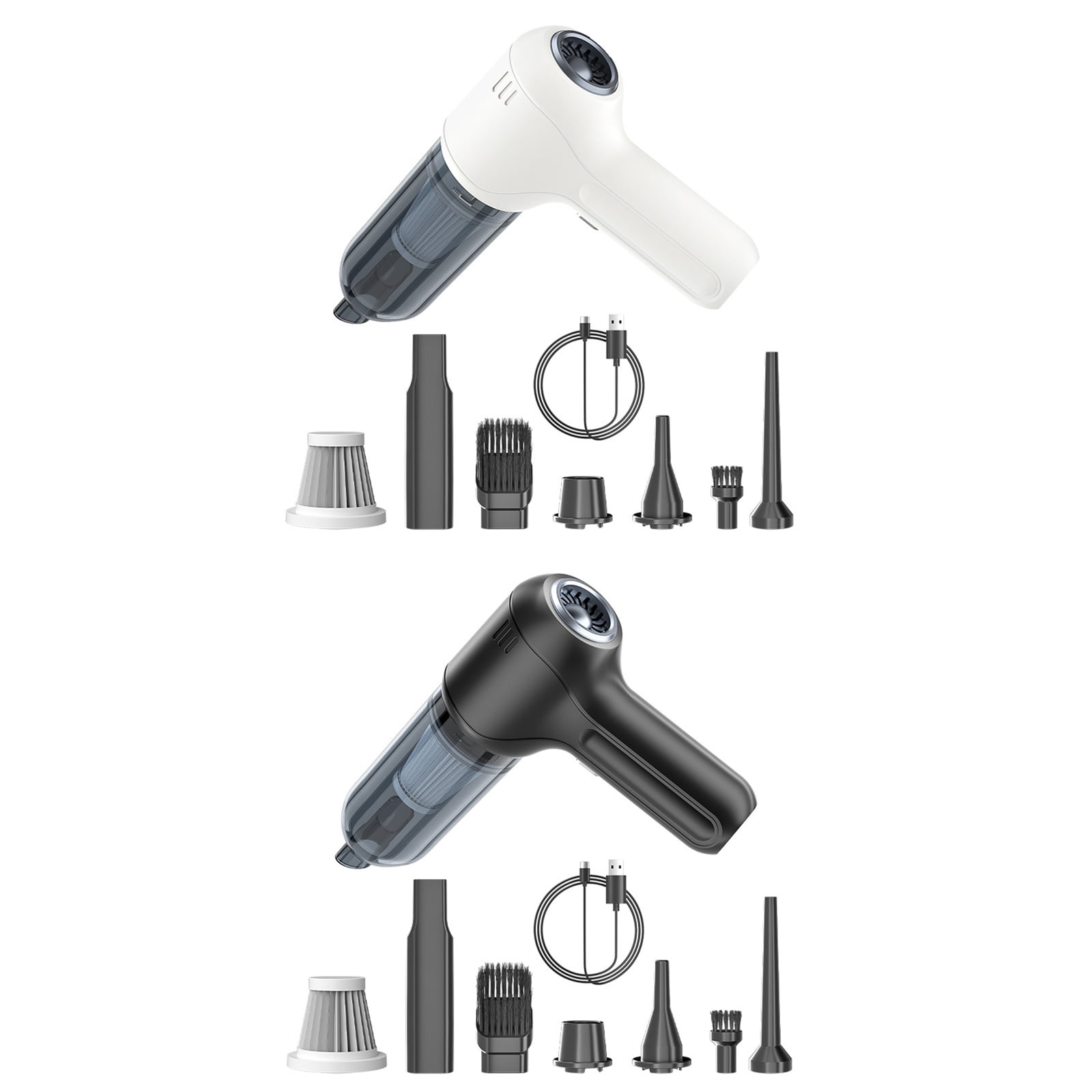 Easy to Use Car Vacuum Cleans Auto Dust Blowing with Extended Reach Handheld Car Vacuum Tool for Efficient Dust Removal