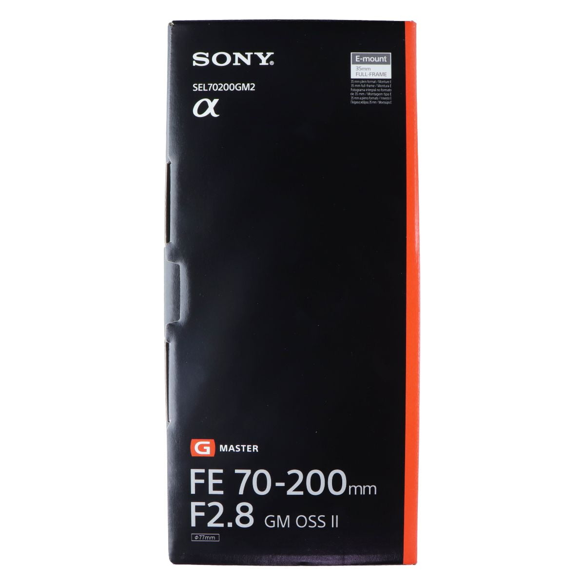 Sony Alpha FE 70-200mm F2.8 GM OSS II Full-Frame Telephoto Zoom G
