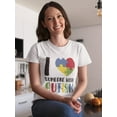 thumbnail image 2 of I Love Someone With Autism T-Shirt Women -GoatDeals Designs, Female XX-Large, 2 of 4