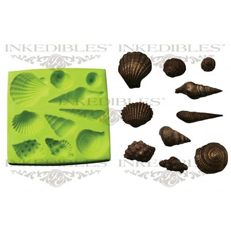 Flexible Silicon Mold - Silicone Chocolate Mold - 3D Seashells