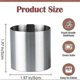 thumbnail image 2 of 2025 Stainless Steel Mousse Rings - Set of 10 Round Biscuit Cutter Cake Mold, 2 of 5