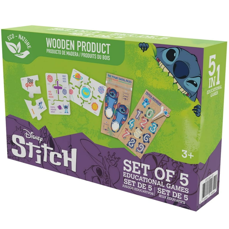 Disney: Stitch Educational Games - Set Of 5 - Play Based Learning
