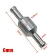 thumbnail image 1 of 6-12mm Inline -way Non-return Check Valve Auminium Fuel Water Gas Air Vacuum, 1 of 1