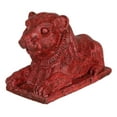 thumbnail image 5 of Ancient Egyptian Red Maahes Male Lion Hieroglyph Royal Amulet Mini Figurine, 5 of 9