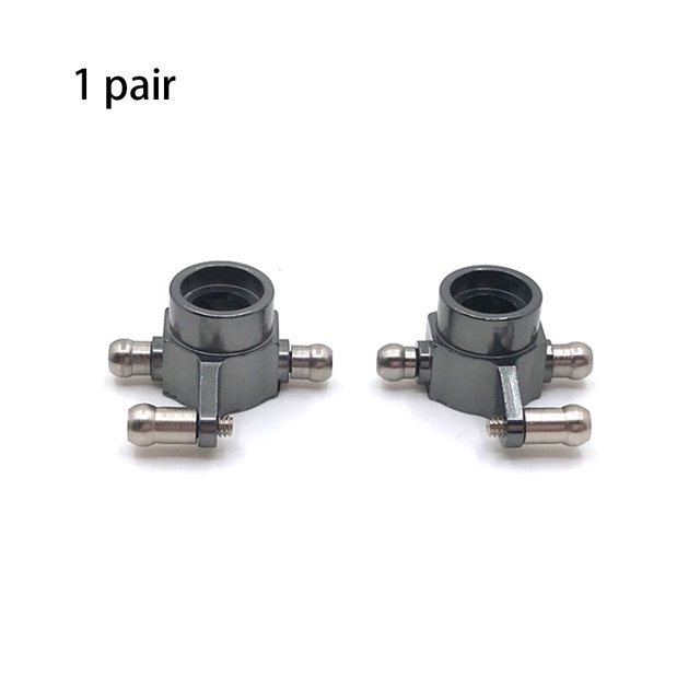Baohd 1 Pair RC Car Steering Cup Vehicle Rear Cups Automotive Upgrade Modification Accessories Replacement for WL Toy K969 Black Grey
