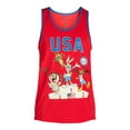 thumbnail image 3 of Looney Tunes Patriotic x Olympics Men's Team USA Tank Top, Sizes S-3XL, 3 of 5