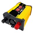 thumbnail image 1 of Inversor de corriente de 110 V/ y 2 adaptadores de batería para coche, fuente de alimentación para acampar Amarillo 220V C Baoblaze inversor de corriente para coche, 1 of 8