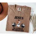 thumbnail image 4 of Jesus The Ultimate Deadlifter T-Shirt – Funny Faith-Based Gym Shirt, Comfort Colors Workout Tee, Gift for Gym Buddy & Deadlifters, 4 of 8