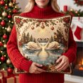 thumbnail image 3 of Christmas 2D Pillow Cover, Xmas Throw Pillow Case, Sofa Bedroom Home Holiday Decor, 17.71 in, 3 of 6