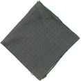 thumbnail image 1 of Isaia Dark Grey / Green Pochette 33x33 Pocket Square - One Size, 1 of 1