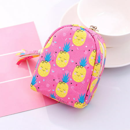 JCXAGR - 【JCXAGR】Small Cute Coin Purse Tassel Pendant Backpack Shape Keychain Bag Accessories ...
