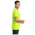thumbnail image 3 of Port & Company Men's Core Blend Classic Pocket T-Shirt Safety Green X-Large, 3 of 3