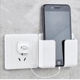 thumbnail image 4 of Soporte adhesivo para carga de teléfono móvil, soporte de pared para baño, mesita de noche fija multifuncional ER, 4 of 5