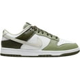 thumbnail image 2 of Men's Nike Dunk Low White/Light Bone-Oil Green (FN6882 100) - 9.5, 2 of 6