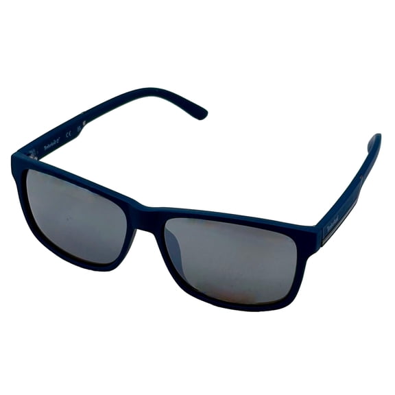 Timberland Flash Lens Men's Rectangle Plastic Sunglasses, Blue
