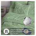 thumbnail image 5 of TiaGOC Full Comforter Set - 7 Pieces Pintuck Bed in A Bag Full - Comforters Full Size - Comforter Set with Sheets, Comforter, Flat Sheet, Fitted Sheet and Pillowcases & Shams, Sage Green, 5 of 7