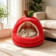 thumbnail image 6 of Antqov Cat Bed for Indoor Cats, Foldable Washable Cat Bed & Cave Soft Thick Removable Pet Bed for Kittens Home Office Supplies, 6 of 6