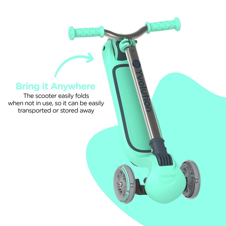 Yvolution Y Glider Air Kids Scooter - Green, Unisex - Walmart.com
