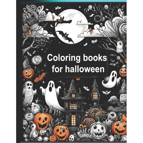 Coloring books for halloween, (Paperback)