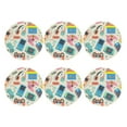 thumbnail image 2 of Bingfone Vintage Playing Video Games Leather Drinks Coasters With Set Of 6,Suitable For Home Kitchen,Coffee Cup Coasters Home Gift, 2 of 9