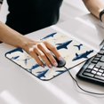 thumbnail image 7 of PhooArto Comfortable Mouse Pad Retro Shark Pattern Desktop Mousepad , 21 x 25 cm Mouse Mat, Non-Slip Rubber Base, Improves Speed and Precision, 7 of 7