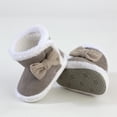 thumbnail image 2 of Eyicmarn Cute Bow Decorated Suede Boots for Infants to Keep Warm in Winter, 2 of 8