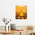 thumbnail image 2 of JRXY Farm Pumpkins Wall Art Farmhouse Autumn Leaves Pictures Wall Decor Rustic Fall Harvest Blessings Painting Thanksgiving Gifts Framed Canvas Artwork for Kitchen Living Room Bedroom 16x20 in, 2 of 4