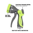 Flexzilla Heavy Duty 7Pattern Adjustable Flow Pistol Grip Garden Hose