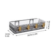 thumbnail image 3 of No Drill Wall Mounted Bathroom Rack, Multi Layer Storage Organizer, Rustproof Sundry Shelf, Space Saving Accessory for Shower Room Toilet Home Bathroom Tidying, 3 of 9