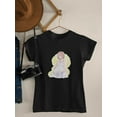 thumbnail image 3 of Manga Woman Calm Pregnant T-Shirt Women -Image by Shutterstock, Female Small, 3 of 4