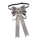 thumbnail image 2 of Pajarita para mujer, ideal para damas y niñas, con lazo ajustable para el cuello de la camisa, ideal para el cuello. Gris, 2 of 9