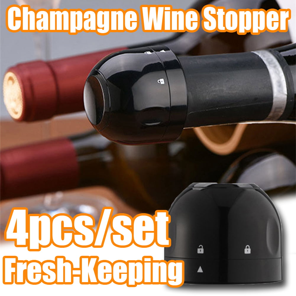 Real Vacuum Red Wine Stoppers Wine Corks Keep Fresh Reusable Wine Preserver Cheer Wine Bottle Stoppers Best Gifts for Wine Lovers