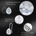 thumbnail image 6 of Limerencia Hypoallergenic Titanium Jewelry Water Drops Cubic Zirconia/Opal Earrings for Sensitive Ears Women, 6 of 9