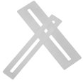 thumbnail image 4 of SASABAXI 2pcs Fretboard Fret Protector For Bass DIY Projects Metal Silver, 4 of 7
