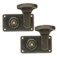 thumbnail image 6 of Hytrove Hinge and Latch Set Suitcase Lock Hasps Iron Bronze 2Pcs, 6 of 8