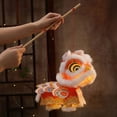 thumbnail image 3 of DIY Chinese New Year Lion Dance Lantern with LED Lights and Carrying Pole, Traditional Mid-Autumn Festival Portable Paper Lantern for Kids and Adults, Handmade Festival Decoration & Gift, 3 of 7