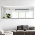 thumbnail image 5 of Full Length Floor Mirror Standing Rectangle Gray Silver 65"x22", 5 of 9