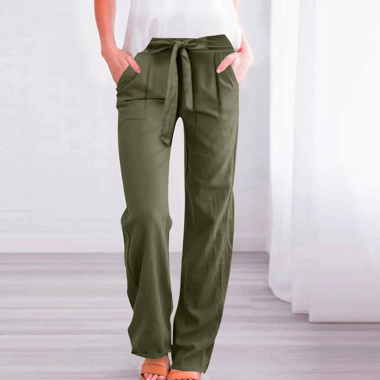 jtjvou Plus Size High Waisted Dress Pants Business Casual Straight Leg Work Pants Pockets Tie Front Elastic Waist Comfortable Fabric All Season Women's Trousers Green M - Walmart.com jtjvou Plus Size High Waisted Dress Pants Business Casual Straight Leg Work Pants Pockets Tie Front Elastic Waist Comfortable Fabric All Season Women's Trousers Green M - Walmart.com