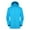 Sky Blue, variant on 2025 Plus Size Coat,Women Solid Rain Jacket Outdoor Plus Size Hooded Windproof Loose Coat Water Proof Raglan Storage Bag