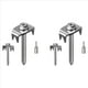 thumbnail image 1 of Grapas para Cercas, Clavos para Cercas para Madera Blanda, Grapas para Cercas de Alambre Reutilizables, Tornillos para Cercas de y Tejidas, 100 Sujetadores para Cercas, 1 of 5