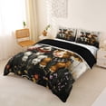 thumbnail image 2 of jejeloiu Cute Highland Cow Queen Duvet Cover Set Kids,Farm Animal Print Bedding,Reversible,3 Pieces(No Comforter), 2 of 6