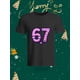 thumbnail image 1 of Funny 67 Number Christmas Element Printed Unisex T-Shirt Fashion Casual Top with Festive Atmosphere, 1 of 6