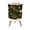 Color 2, variant on Small Trash Can with Lid Black Crow Small Songbird Floral Toile Monochrome Botanical 1.8 Gallon Dog Proof Trash Can Round Garbage Can Waste Bin Wastebasket for Bathroom Bedroom Living Room