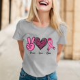 thumbnail image 2 of YDLCAFD T-Shirt Femme Imprimé Manches Courtes Col Rond T-Shirt Haut Blouse, 2 of 4